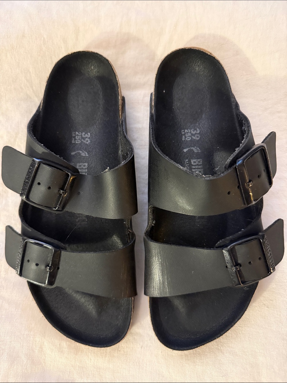 Birkenstock Arizona Double-Buckle Slide Sandals size 8 Narrow 39